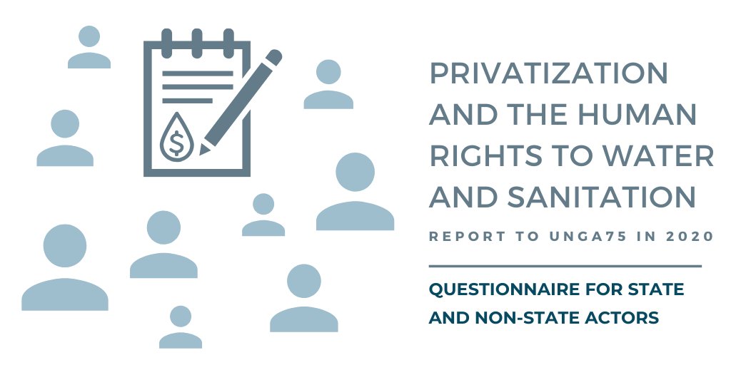 The Special Rapporteur On The Human Rights To Safe Drinking Water And Sanitation Host Open Call For Input Un Water The Special Rapporteur On The Human Rights To Safe Drinking Water And Sanitation Host Open Call For Input Un Water