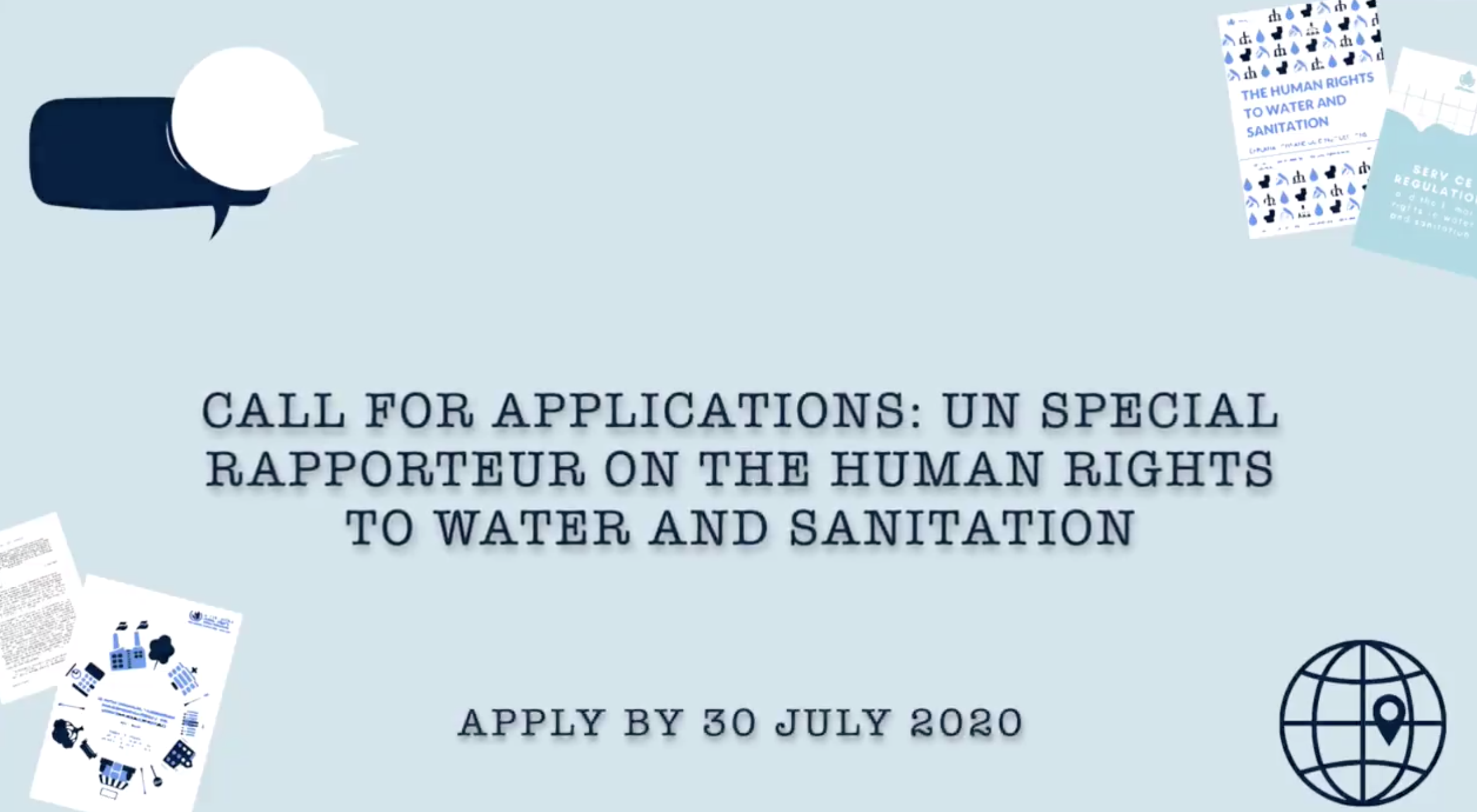 Call For Applications Special Rapporteur On The Human Rights To Safe Drinking Water And Sanitation Un Water Call For Applications Special Rapporteur On The Human Rights To Safe Drinking Water And Sanitation Un Water
