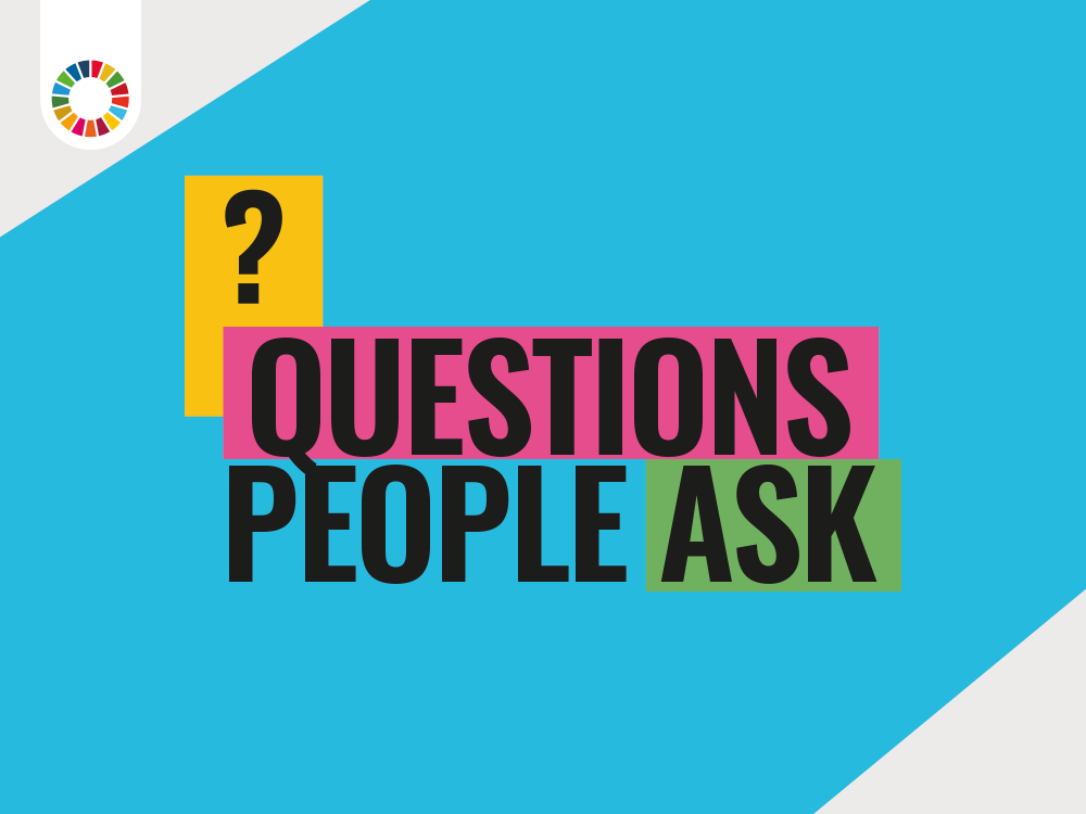 Text saying questions people ask